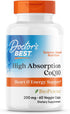 High Absorption CoQ10 with BioPerine 200mg 60 Capsules-Doctor's Best-Matakana Pharmacy